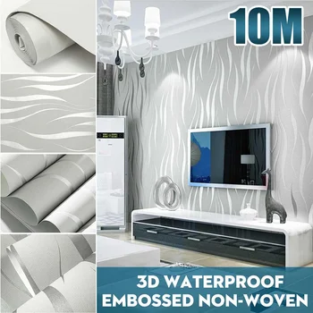 0.53X10M 3D Non-woven Waterproof Wave Vinyl Wallpaper Roll Self Adhesive Contact Paper Modern Furniture Decorative Sticker
0.53X10M 3D Non-woven Waterproof Wave Vinyl Wallpaper Roll Self Adhesive Contact Paper Modern Furniture Decorative Sticker