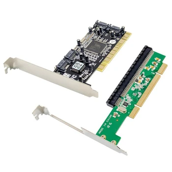 4-Channel SATA RAID Array Card Sil3114 SATA Controller Chip with PCI to PCI Express Conversion Card PCI 32-Bit Card
4-Channel SATA RAID Array Card Sil3114 SATA Controller Chip with PCI to PCI Express Conversion Card PCI 32-Bit Card