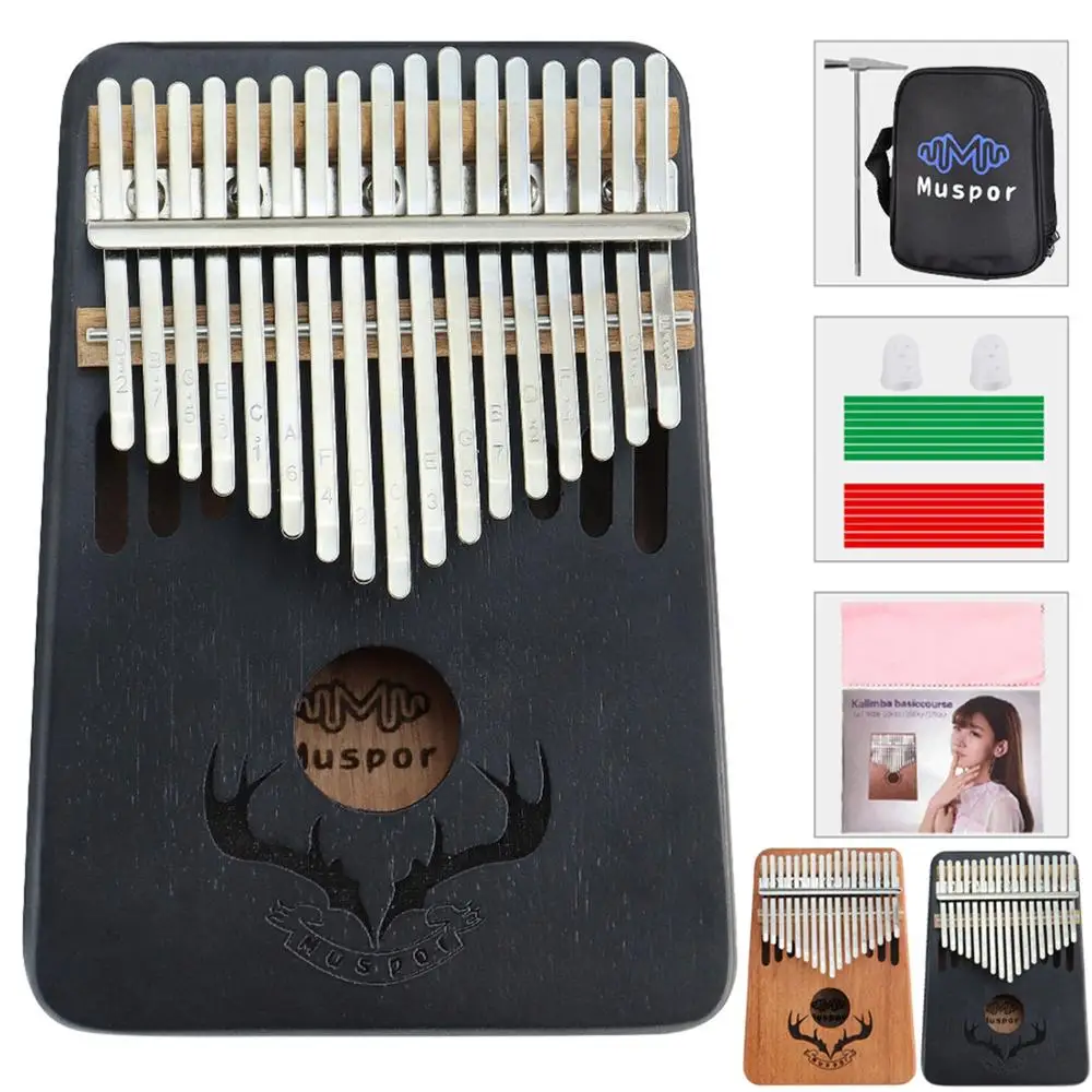 Muspor 17 Key Kalimba Mahogany Thumb Piano Mbira African Finger Percussion Musical Instrument Sanza with Tuner Hammer Sticker
Muspor 17 Key Kalimba Mahogany Thumb Piano Mbira African Finger Percussion Musical Instrument Sanza with Tuner Hammer Sticker