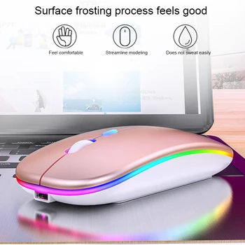 New Rechargeable Wireless Mouse Slim Ergonomics Design Silent Office Mouse 1600DPI 2.4GHZ DOM668
New Rechargeable Wireless Mouse Slim Ergonomics Design Silent Office Mouse 1600DPI 2.4GHZ DOM668