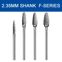 2Pcs 2.35mm Shank Carbide Burr Bit Rotary File Tungsten Steel Grinder Milling Cutter Single and Double Groove Grinding Head
2Pcs 2.35mm Shank Carbide Burr Bit Rotary File Tungsten Steel Grinder Milling Cutter Single and Double Groove Grinding Head