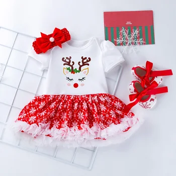 3 Pcs/Set Girls Christmas Clothing Set Baby Cotton Romper tutu Dress Infant Princess Dress Newborn Lace Ruffles Jumpsuit Clothes
3 Pcs/Set Girls Christmas Clothing Set Baby Cotton Romper tutu Dress Infant Princess Dress Newborn Lace Ruffles Jumpsuit Clothes