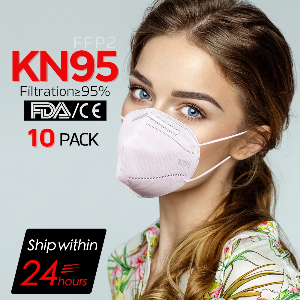 Kn95 ffp2 Face Mask flu Dust Mouth Masks Filter 4-Layers Disposalbe Mask Respirator pollution PM2.5 PM25 10Pcs
Kn95 ffp2 Face Mask flu Dust Mouth Masks Filter 4-Layers Disposalbe Mask Respirator pollution PM2.5 PM25 10Pcs