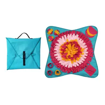 Pet Feeding Suffle Mat Interactive Dog Toys Encourages Natural Foraging Skills Excellent quick release buckle for any size
Pet Feeding Suffle Mat Interactive Dog Toys Encourages Natural Foraging Skills Excellent quick release buckle for any size