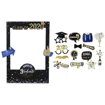 Graduation Photo Booth Props with Class of 2020 Grad Photo Booth Frame Selfie Picture Frame DIY Kit for Graduation Party Decorat
Graduation Photo Booth Props with Class of 2020 Grad Photo Booth Frame Selfie Picture Frame DIY Kit for Graduation Party Decorat