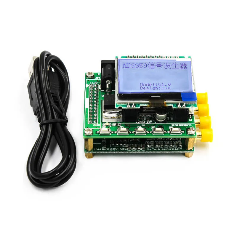 RF-Signal-Source-AD9959-Signal-Generator-AD9854-Upgrade-Quad-Channel-DDS-Module