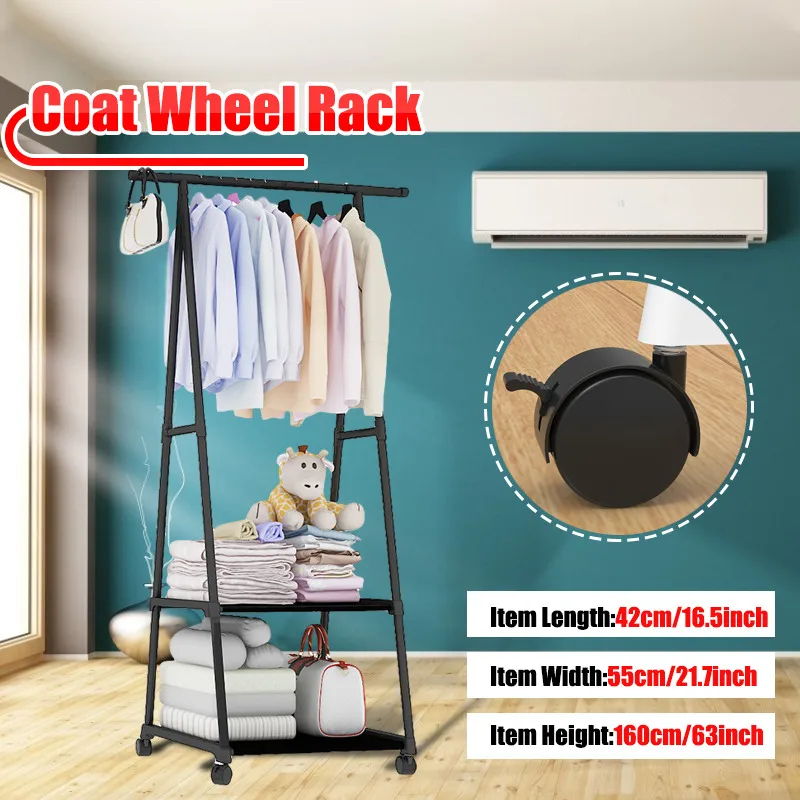Multi-function Triangle Coat Rack Removable Bedroom Hanging Clothes Rack With Wheels Floor Standing Coat Rack Clothes Hanger
Multi-function Triangle Coat Rack Removable Bedroom Hanging Clothes Rack With Wheels Floor Standing Coat Rack Clothes Hanger