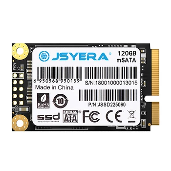 JSYERA Mini MSATA SSD 120GB Built-in Solid State Drive, Suitable for Desktop / Notebook / All-In-One / Ad Player
JSYERA Mini MSATA SSD 120GB Built-in Solid State Drive, Suitable for Desktop / Notebook / All-In-One / Ad Player