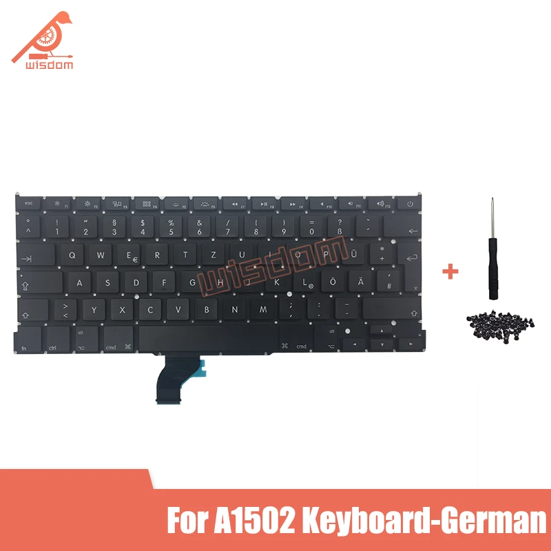Full new Laptop A1502 German Keyboard For Macbook Retina 13'' A1502 Keyboard German Version Language Keyboards 2013-2015 year
Full new Laptop A1502 German Keyboard For Macbook Retina 13'' A1502 Keyboard German Version Language Keyboards 2013-2015 year