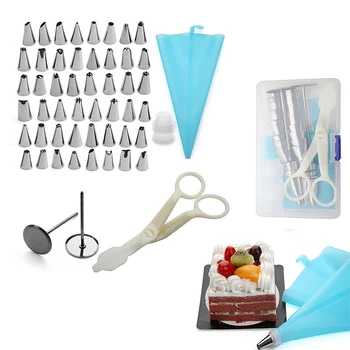 54Pcs/Set Pastry Cake Nozzles/Converter Pastry Bag with Box Confectionery Nozzle Stainless Cream Baking Tools Decorating Tip Set
54Pcs/Set Pastry Cake Nozzles/Converter Pastry Bag with Box Confectionery Nozzle Stainless Cream Baking Tools Decorating Tip Set