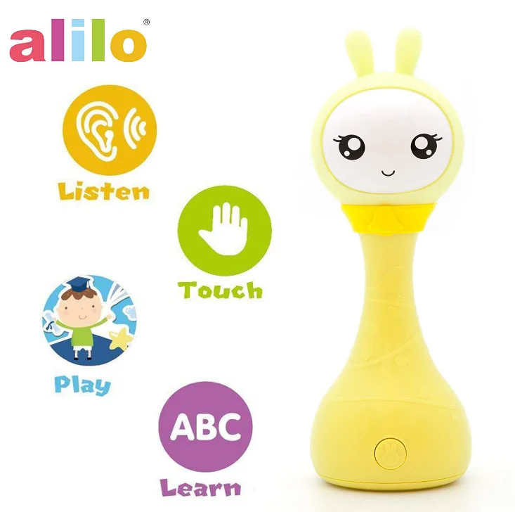 P1 Alilo Smarty Bunny Newborn Nursery Rhymes Electron Rattle Toy with Stories Color Learning Music Player
P1 Alilo Smarty Bunny Newborn Nursery Rhymes Electron Rattle Toy with Stories Color Learning Music Player