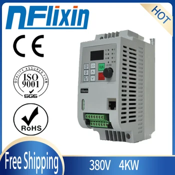 VFD Variable-Frequency Drive,AC380V 4KW Frequency Inverter,3-Phase Vector Frequency Inverter PWM Control Frequency Converter
VFD Variable-Frequency Drive,AC380V 4KW Frequency Inverter,3-Phase Vector Frequency Inverter PWM Control Frequency Converter