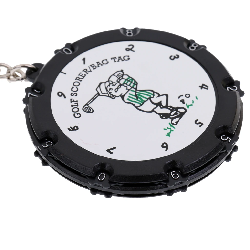 18 Hole Golf Score Counter Round Scoring Bag Tag Stroke Counter Keychain 18 Hole Golf Score Counter Round Scoring Bag Tag Stroke Counter Keychain