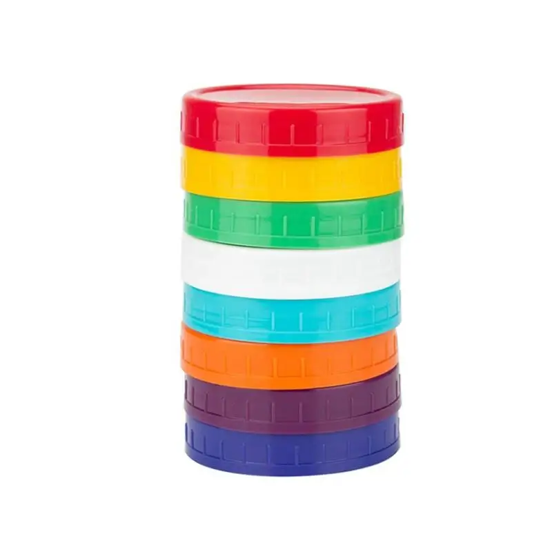 8 Pcs Round Mason Jar Lids Colored Plastic Storage Caps Canning Cover Scratch Resistant Surface Mason Jars Cover
8 Pcs Round Mason Jar Lids Colored Plastic Storage Caps Canning Cover Scratch Resistant Surface Mason Jars Cover
