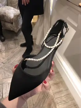 kmeioo summer elegant flat sandals string beads flats ankle strap shoes pointed toe sandals pearl shoes
kmeioo summer elegant flat sandals string beads flats ankle strap shoes pointed toe sandals pearl shoes