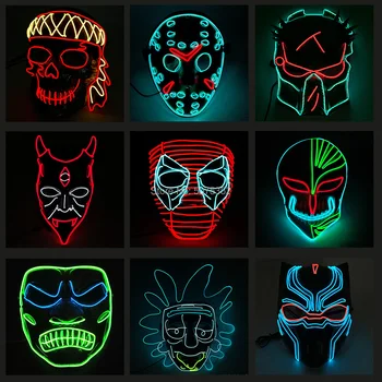 Cosplay Props Led Panther Mask Anime Deadpool Cosplay EL Mask Neon Led Luminous Carnival Mask For Comic Con Christmas Halloween
Cosplay Props Led Panther Mask Anime Deadpool Cosplay EL Mask Neon Led Luminous Carnival Mask For Comic Con Christmas Halloween