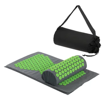 Acupressure Mat and Pillow Set Spike Acupuncture Massage Pad Acupressure Cushion For Body Back Pain Relief & Sleep Improve
Acupressure Mat and Pillow Set Spike Acupuncture Massage Pad Acupressure Cushion For Body Back Pain Relief & Sleep Improve