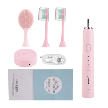 37000times/min Sonic Vibration Electric Toothbrush Washable Adult Teeth Cleaning Whitening Soft Oral Hygiene Massage Teeth Care 
37000times/min Sonic Vibration Electric Toothbrush Washable Adult Teeth Cleaning Whitening Soft Oral Hygiene Massage Teeth Care