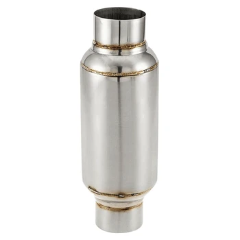 2.5 Inch Inlet Universal Resonator/Performance Muffler Stainless Steel 11.5 Inch 
2.5 Inch Inlet Universal Resonator/Performance Muffler Stainless Steel 11.5 Inch