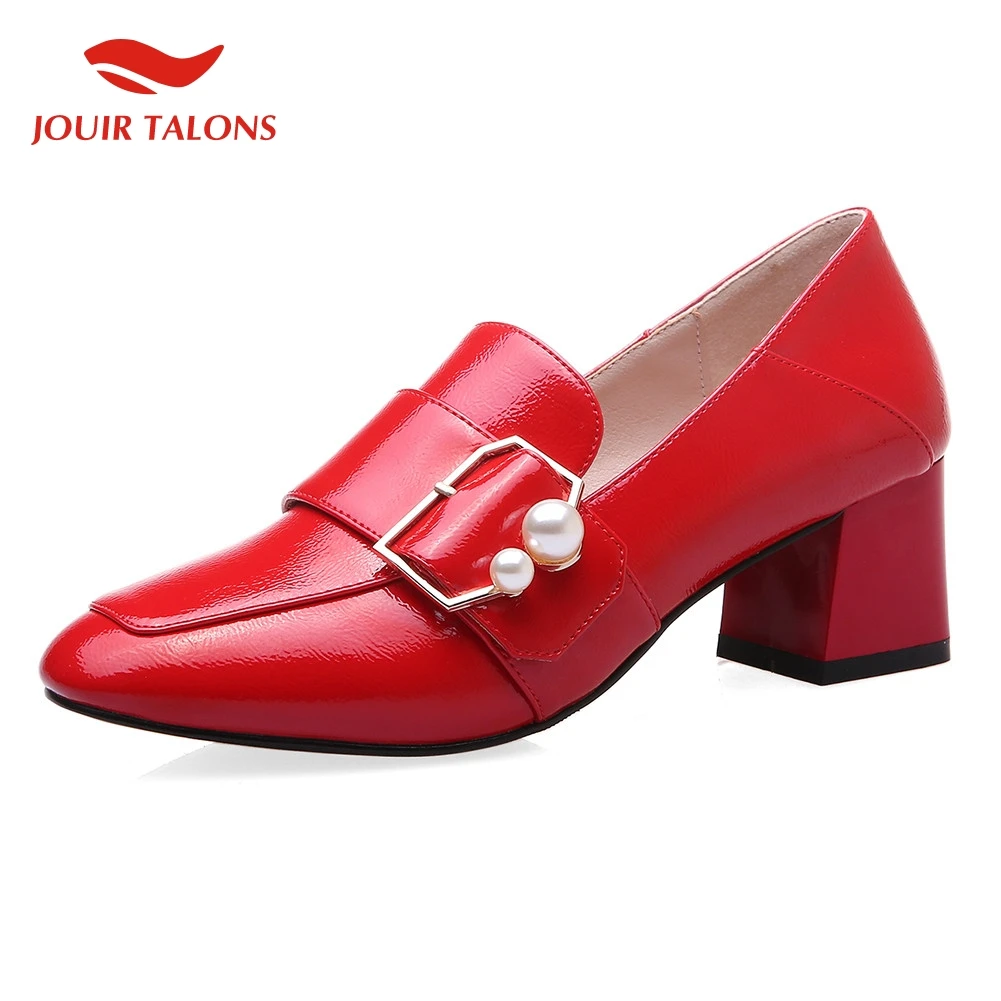 JOUIR Brand New Design 2020 Chunky Heels Buckle Decoration Shoes Woman Pumps Female Slip On office Pumps Women Shoes
JOUIR Brand New Design 2020 Chunky Heels Buckle Decoration Shoes Woman Pumps Female Slip On office Pumps Women Shoes