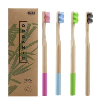 4pcs Eco-friendly Soft Bristles Bamboo Toothbrushes Eco Friendly Oral Care Tooth Brush
4pcs Eco-friendly Soft Bristles Bamboo Toothbrushes Eco Friendly Oral Care Tooth Brush