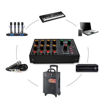 Portable Digital 8-Channel Stereo Sound Mixing Console Reverb Effect Audio Mixer 2020
Portable Digital 8-Channel Stereo Sound Mixing Console Reverb Effect Audio Mixer 2020