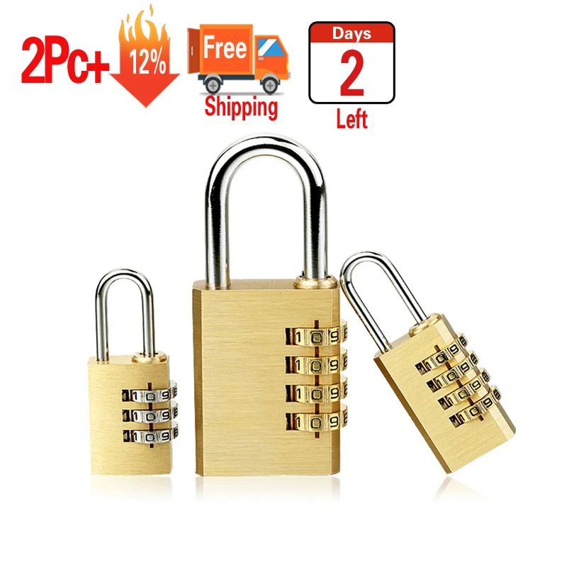 High Quality Padlock Solid Brass Lock Digit Combination Password Secret Code for Gym Outdoor Locker Case Copper Stainless Steel
High Quality Padlock Solid Brass Lock Digit Combination Password Secret Code for Gym Outdoor Locker Case Copper Stainless Steel