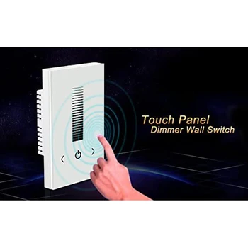 New Wall-Mounted Glass Panel LED Dimmer Brightness Controller DC 12-24V for Single Color LED Strip Light Lamp(White US Plug)
New Wall-Mounted Glass Panel LED Dimmer Brightness Controller DC 12-24V for Single Color LED Strip Light Lamp(White US Plug)