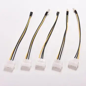 Connector Cables 5 Pcs 4-Pin Molex/IDE to 3-Pin CPU Case Fan Power Connector Cable Adapter 20cm
Connector Cables 5 Pcs 4-Pin Molex/IDE to 3-Pin CPU Case Fan Power Connector Cable Adapter 20cm
