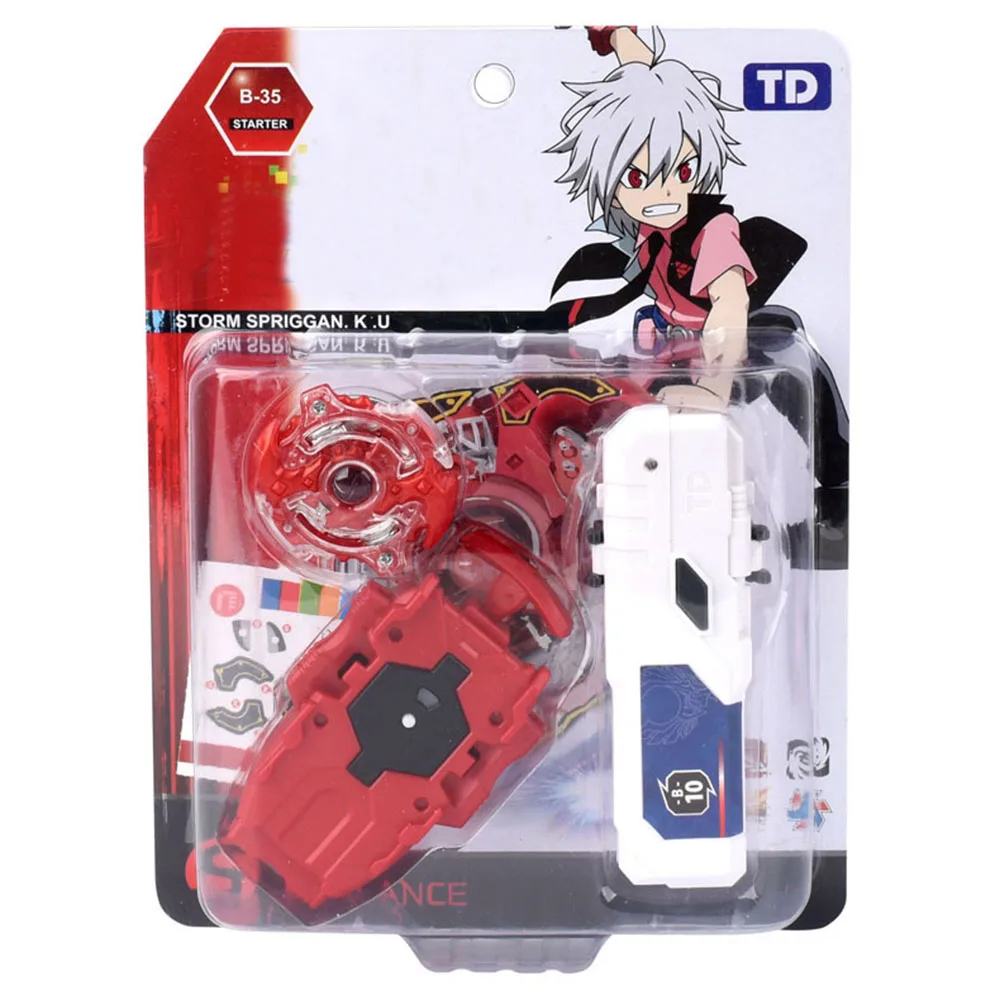 Single Beyblades Burst with Launcher and LED Beylogger Antenna Toys for Children in Plastic Package
Single Beyblades Burst with Launcher and LED Beylogger Antenna Toys for Children in Plastic Package