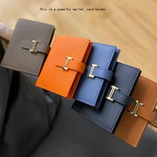 Ladies Leather Wallet Standard Wallet First Layer Cowhide Short Multi-function Card Holder Summer 2021 New Casual Simple Fashion
Ladies Leather Wallet Standard Wallet First Layer Cowhide Short Multi-function Card Holder Summer 2021 New Casual Simple Fashion