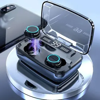 Bluetooth Earphone V5.0 M11 TWS Touch Control Stereo Sport Wireless Headphones Noise-Reduction Earbuds Headset with Power bank
Bluetooth Earphone V5.0 M11 TWS Touch Control Stereo Sport Wireless Headphones Noise-Reduction Earbuds Headset with Power bank