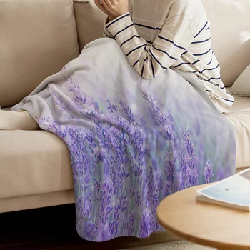 Fantasy Flower Lavender Plant Purple Throw Blanket Warm Microfiber Blanket Cartoon Blankets For Beds Home Decor
Fantasy Flower Lavender Plant Purple Throw Blanket Warm Microfiber Blanket Cartoon Blankets For Beds Home Decor