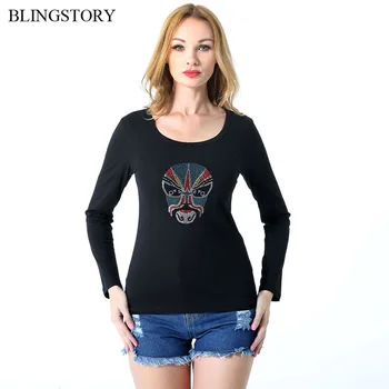 BLINGSTORY Big Size T-shirt Female Rhinestone Long Sleeve Tops Women's Diamond Tshirts Female Autumn Tees S-6XL 
BLINGSTORY Big Size T-shirt Female Rhinestone Long Sleeve Tops Women's Diamond Tshirts Female Autumn Tees S-6XL