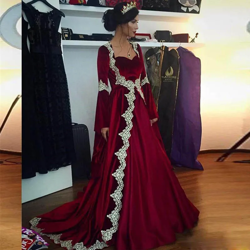 Eightree Arbric Kaftan Evening Dress Long Sleeves Sweetheart Lace Formal Evening Party Dresses Robe de Soiree Red Prom Dress
Eightree Arbric Kaftan Evening Dress Long Sleeves Sweetheart Lace Formal Evening Party Dresses Robe de Soiree Red Prom Dress