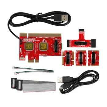 KQCPET6 V8 Desktop Laptop Mobile Phone Bluetooth Smart Diagnostic Card PCI / PCIE / LPC / MiniPCI-E / EC USB Tester
KQCPET6 V8 Desktop Laptop Mobile Phone Bluetooth Smart Diagnostic Card PCI / PCIE / LPC / MiniPCI-E / EC USB Tester