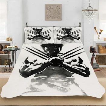 Wolverine Marvel X-Men King-Full Size Soft Bedding set Bedclothes Include Duvet Cover Pillowcase Print Home Textile Bed Linens 
Wolverine Marvel X-Men King-Full Size Soft Bedding set Bedclothes Include Duvet Cover Pillowcase Print Home Textile Bed Linens