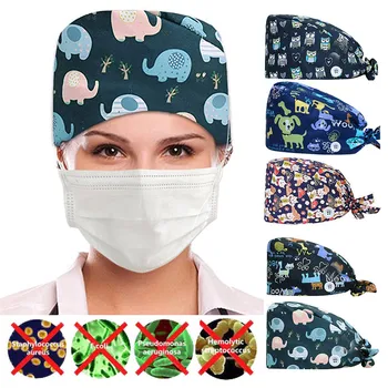 Work Hat Unisex Medical Doctor Nurse Surgical Cap Floral Printing Beauty Salon Cap Scrub Lab Clinic Dental Operation Hat
Work Hat Unisex Medical Doctor Nurse Surgical Cap Floral Printing Beauty Salon Cap Scrub Lab Clinic Dental Operation Hat