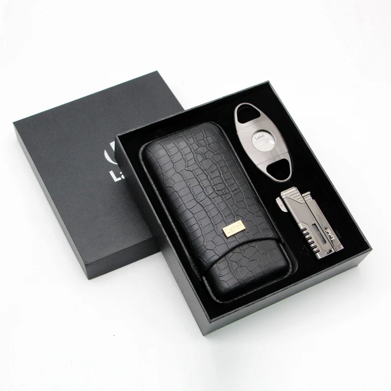 Stainless Steel Set Travel Cigar Humidor Case Box And 4 Torch Jet Flame Lighter W/Cigar Cutter Smoking Tool Gift Set For Cohiba
Stainless Steel Set Travel Cigar Humidor Case Box And 4 Torch Jet Flame Lighter W/Cigar Cutter Smoking Tool Gift Set For Cohiba