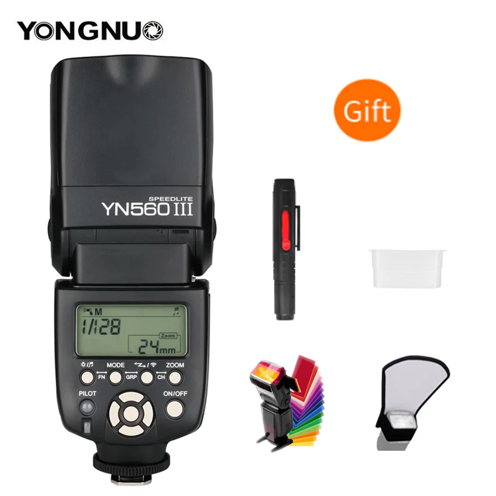 

YONGNUO YN560III YN560-III YN560 III Wireless Flash Speedlite Speedlight For Canon Nikon Olympus Panasonic Pentax DSRL Cameras