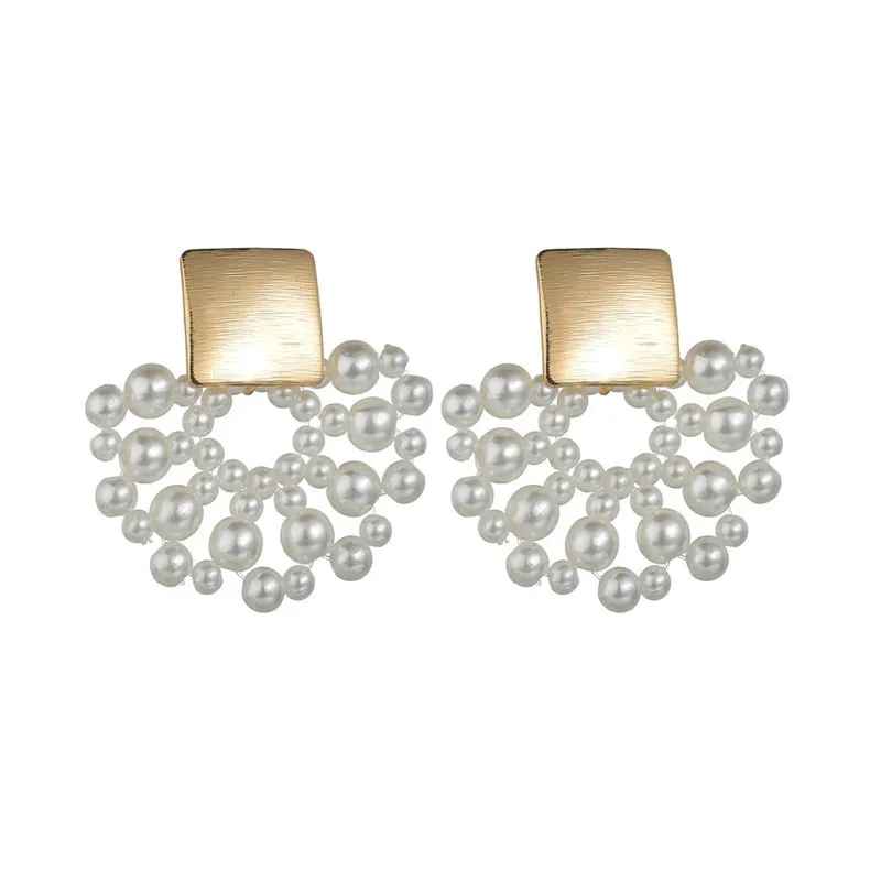 2019 New Korean Vintage Fan Shape Simulated Pearl Beads Drop Earrings Sweety Fashion Earring Pendientes Party Jewelry Girl Gift
2019 New Korean Vintage Fan Shape Simulated Pearl Beads Drop Earrings Sweety Fashion Earring Pendientes Party Jewelry Girl Gift