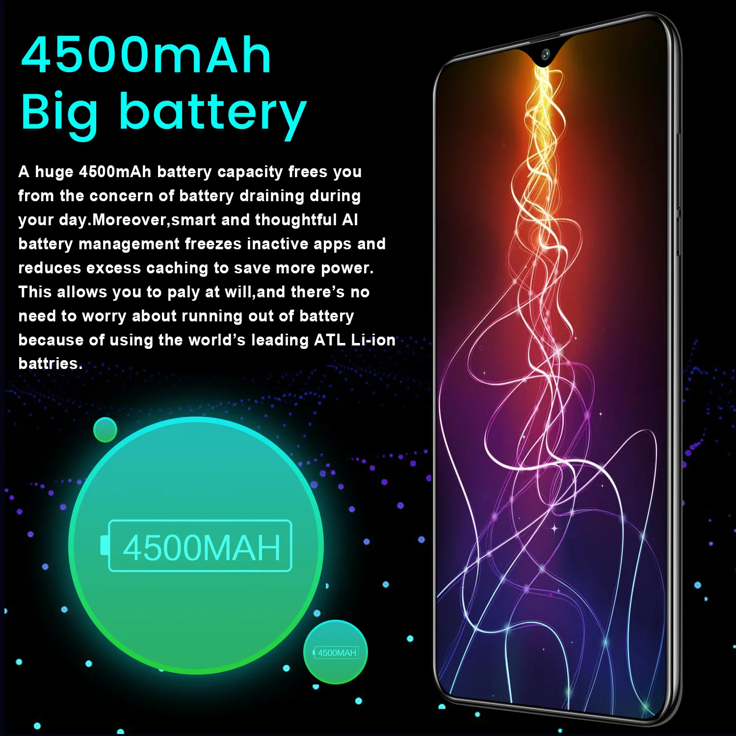 Global Version SOYES R30 Plus Mobile Phones 6.3inch 4G LTE Cell Phones Android face ID 4500mAh Smartphone 4GB RAM 64GB ROM Phone