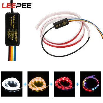 LEEPEE Car LED Strip Brake Turn Signal Lamp Lighting Rear Trunk Tail Light Reverse Warning Light 1.2m 12V Dynamic Streamer
LEEPEE Car LED Strip Brake Turn Signal Lamp Lighting Rear Trunk Tail Light Reverse Warning Light 1.2m 12V Dynamic Streamer