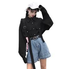 Women Blouses Chiffon Shirts Long Sleeve Spring 2021NewBlack BF Loose All-match Fashion Tops Chic Womens Students Casual Simple 
Women Blouses Chiffon Shirts Long Sleeve Spring 2021NewBlack BF Loose All-match Fashion Tops Chic Womens Students Casual Simple