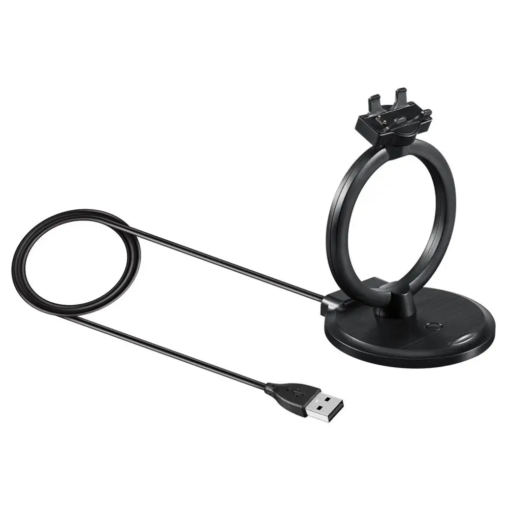 

2in1 USB Stand Charging Cradle Dock for Fitbit Alta HR Desk Charge Station Mount Holder for Smart Mobile Phones