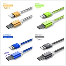 10mm długości kabel Usb typu C do Blackview Bv9700 Bv9600 Bv9500 Bv6800 Pro Oukitel K12 Z2 Pro Power rozszerzony kabel do ładowania Usb c(China)