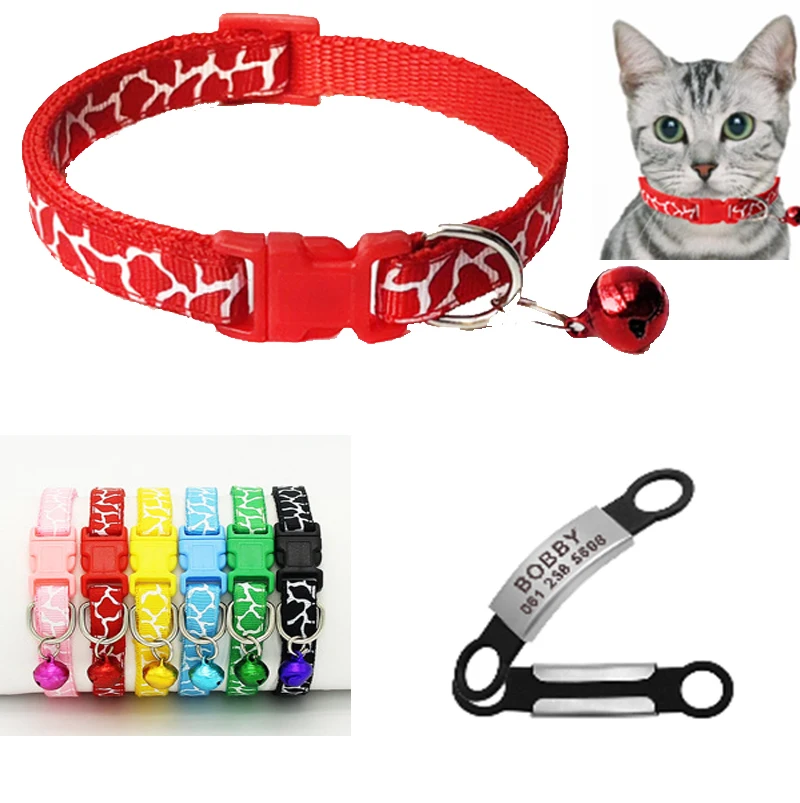 Personalized Pet Collar for Cat with Custom ID Nameplate Puppy Kitten Collar For Small dog Chihuahua Cat Pet Products
Personalized Pet Collar for Cat with Custom ID Nameplate Puppy Kitten Collar For Small dog Chihuahua Cat Pet Products