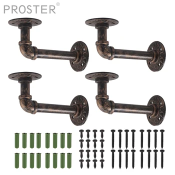 Proster 4Pcs Tube Rack Industrial Shelf for Bookshelf Floating Shelf Plumbing Hose for Scaffolding Board
Proster 4Pcs Tube Rack Industrial Shelf for Bookshelf Floating Shelf Plumbing Hose for Scaffolding Board