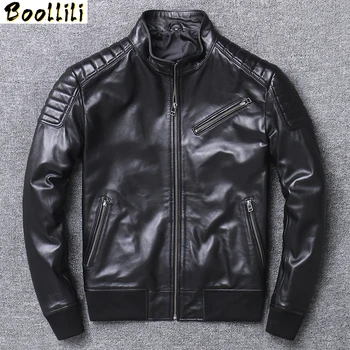 Boollili 2020 Spring New Leather Jacket Men Mens Shearling Coat Real Sheepskin Slim Casual Plus Size Mandarin Collar
Boollili 2020 Spring New Leather Jacket Men Mens Shearling Coat Real Sheepskin Slim Casual Plus Size Mandarin Collar