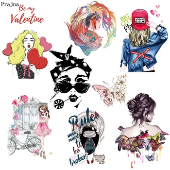 Prajna Fashion Girl Heat Transfers PVC Patch For Clothing Butterfly Iron On Transfers Vynil Thermal Patches For Clothes T-shirt
Prajna Fashion Girl Heat Transfers PVC Patch For Clothing Butterfly Iron On Transfers Vynil Thermal Patches For Clothes T-shirt